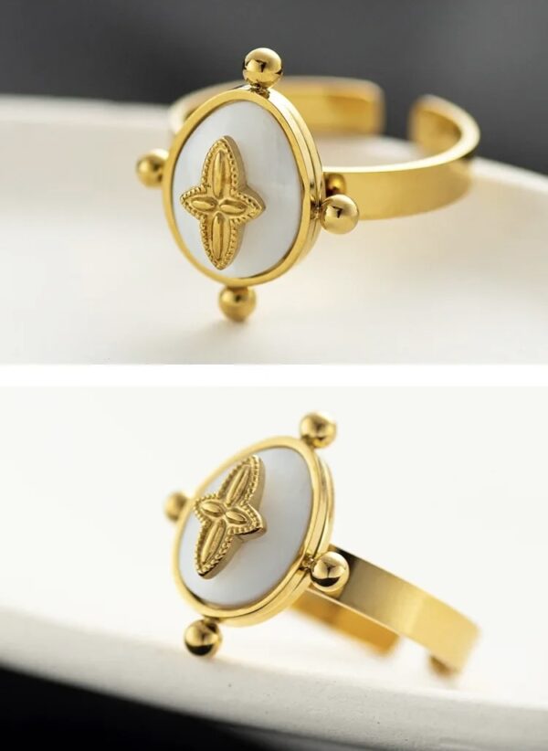 1008 Gold Plated Ring - Image 4