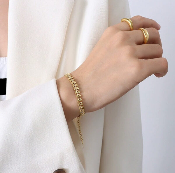 1014 Gold Plated Bracelet - Image 4