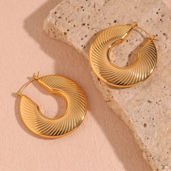 1016 Gold Plated Earrings - Image 6