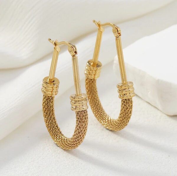 1035 Gold Plated Earrings - Image 2