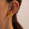 1034 Gold Plated Earrings