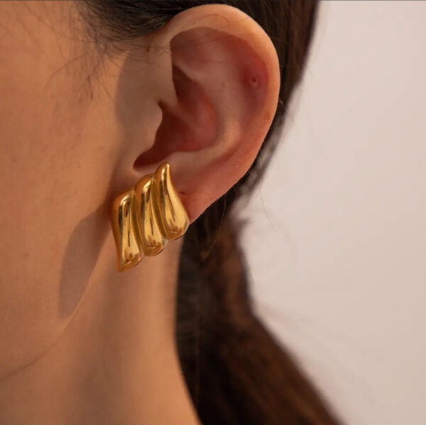 1034 Gold Plated Earrings