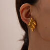 1034 Gold Plated Earrings