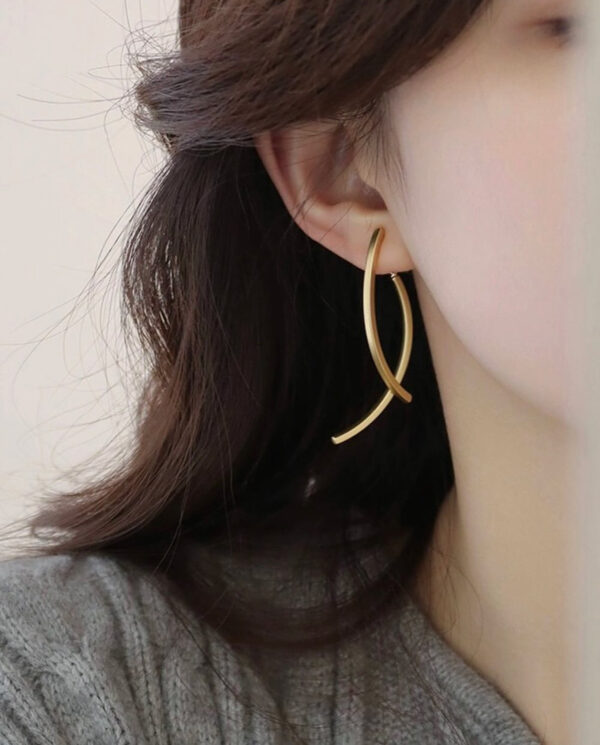 1031 Gold Plated Earrings - Image 6