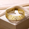 1028 Gold Plated Bangle