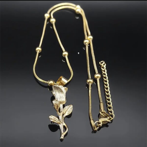 1038 Gold Plated Necklace - Image 4