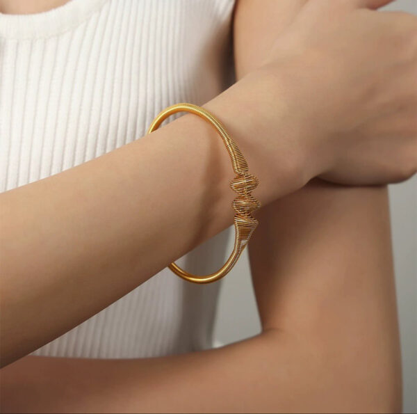 1050 Gold Plated Bangle - Image 4