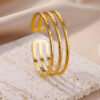 1051 Gold Plated Bangle