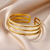 1051 Gold Plated Bangle