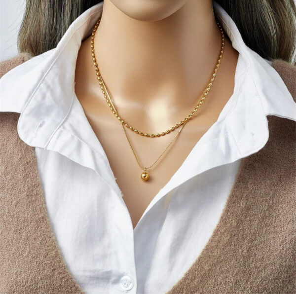 1059 Gold Plated Necklace - Image 2