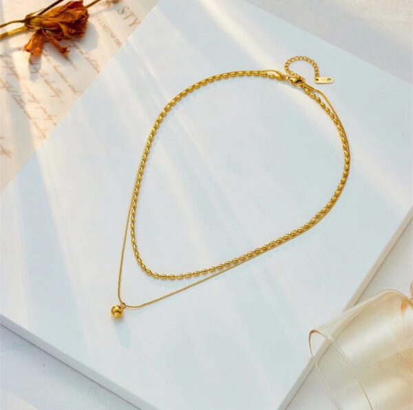 1059 Gold Plated Necklace - Image 4