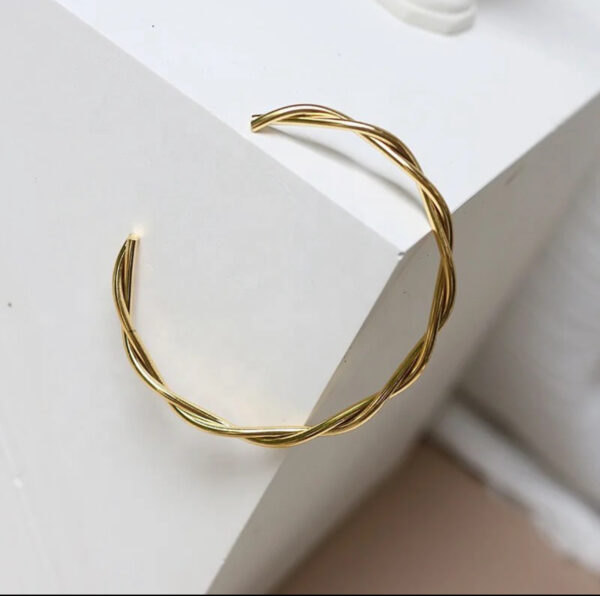 1065 Gold Plated Bangle - Image 2