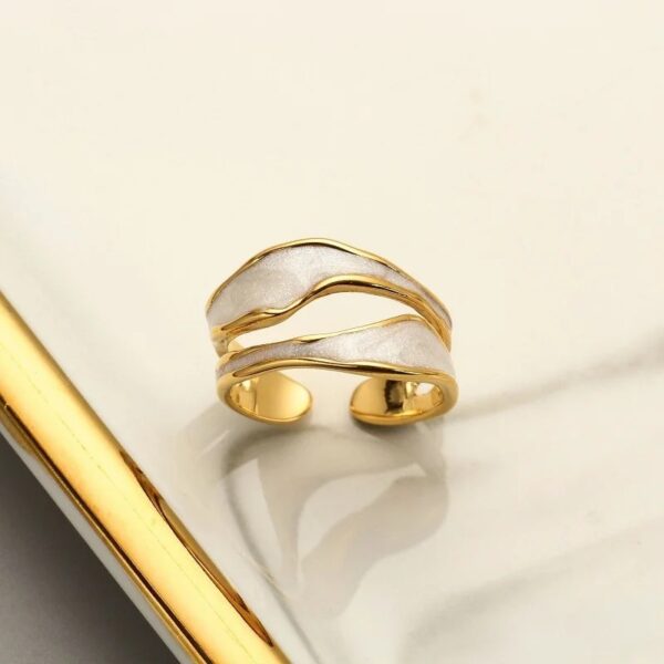 1071 Gold Plated Ring - Image 5