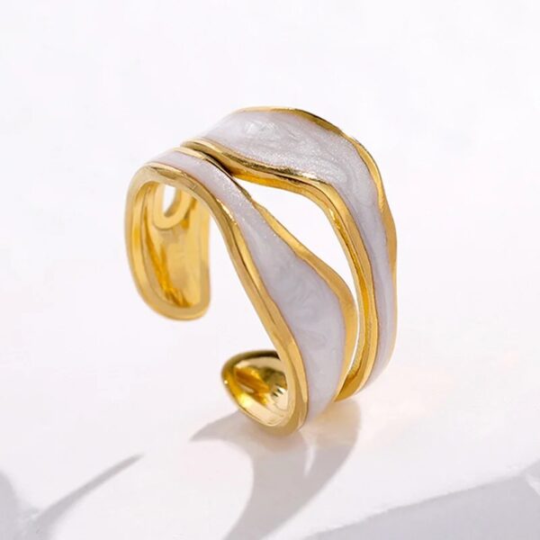 1071 Gold Plated Ring - Image 6