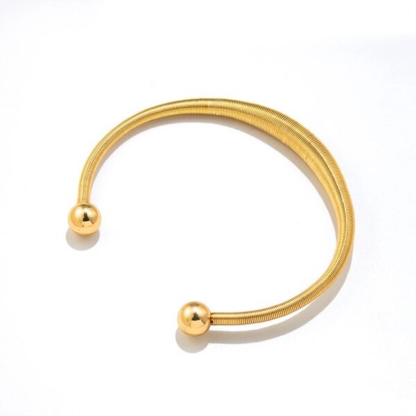 1073 Gold Plated Bangle - Image 5