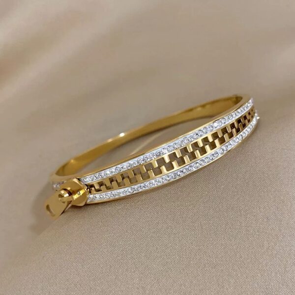 1082 Gold Plated Bangle - Image 3