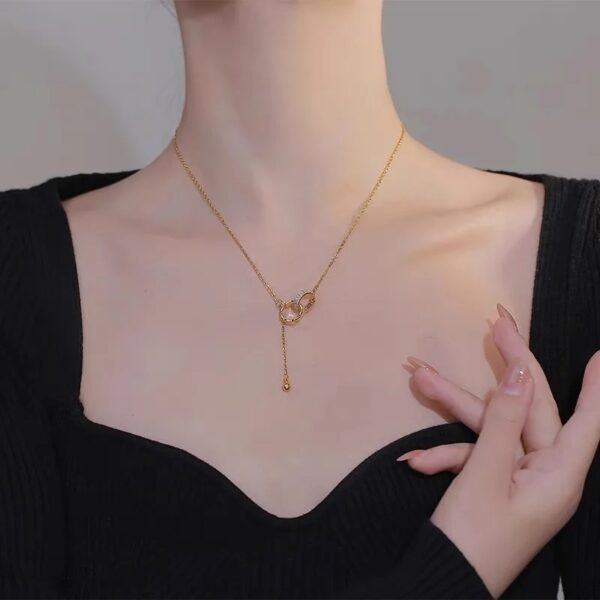 1076 Gold Plated Necklace - Image 6