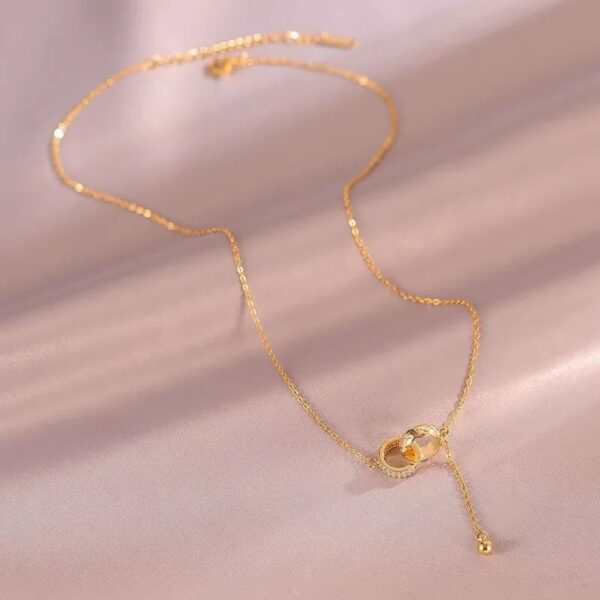 1076 Gold Plated Necklace - Image 8