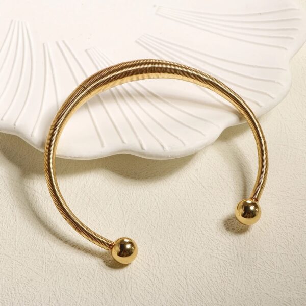 1073 Gold Plated Bangle - Image 4