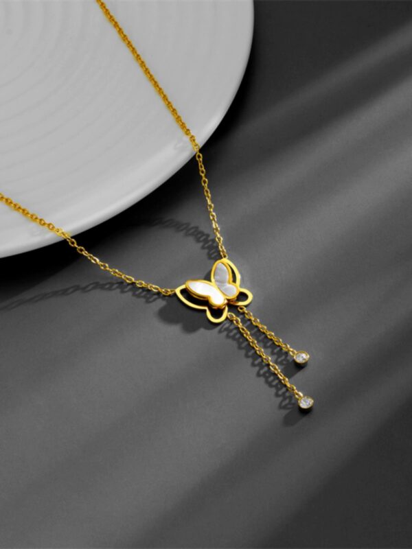 1078 Gold Plated Necklace - Image 4