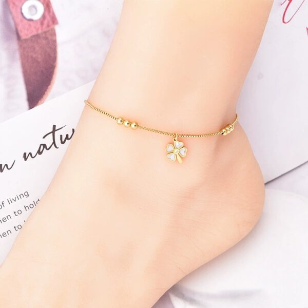 1083 Gold Plated Anklet - Image 2