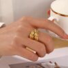 1079 Gold Plated Ring