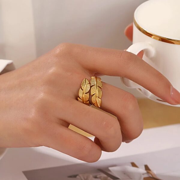 1079 Gold Plated Ring - Image 2