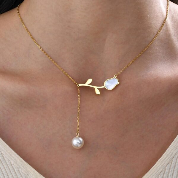 1081 Gold Plated Necklace - Image 3