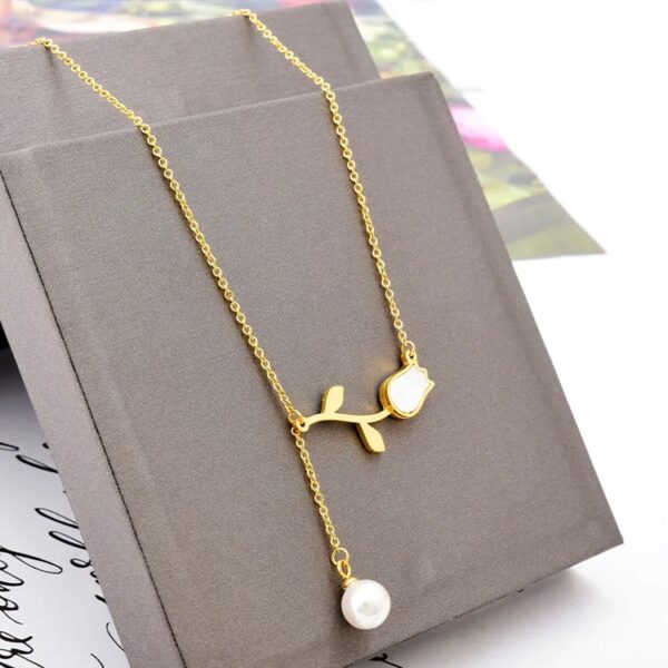 1081 Gold Plated Necklace - Image 9