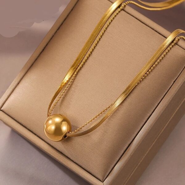 1086 Gold Plated Necklace - Image 2