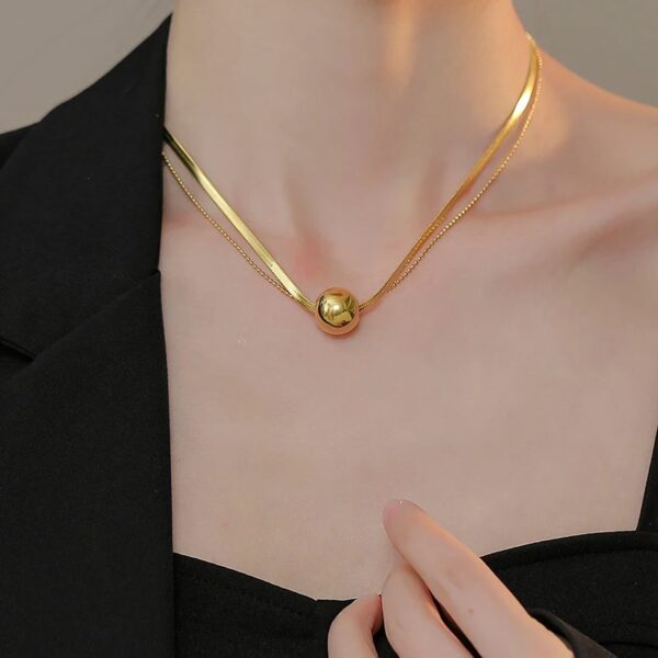 1086 Gold Plated Necklace - Image 3