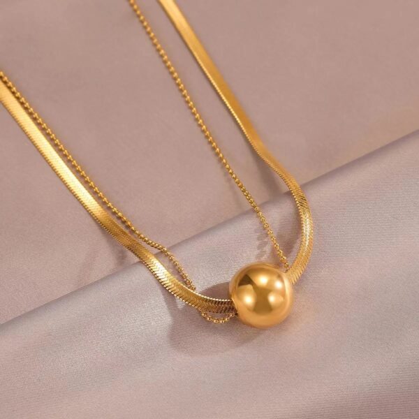 1086 Gold Plated Necklace - Image 4