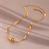 1086 Gold Plated Necklace