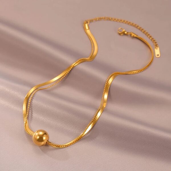 1086 Gold Plated Necklace - Image 6