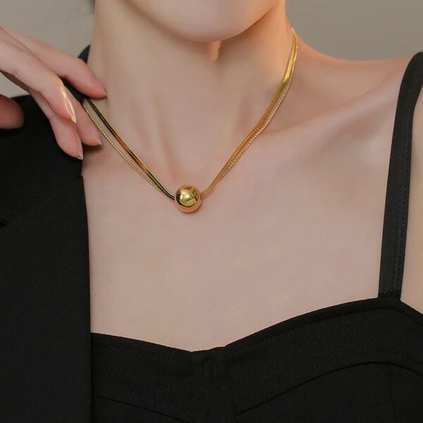 1086 Gold Plated Necklace - Image 7