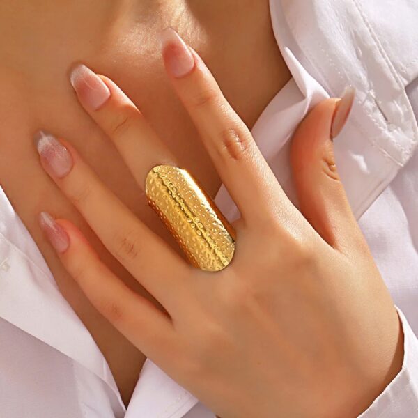 1087 Gold Plated Ring - Image 2