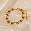1092 Gold Plated Bracelet