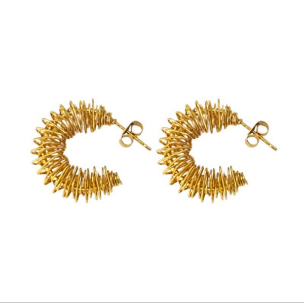 1129 Gold Plated Earrings - Image 5