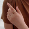 1122 Gold Plated Ring