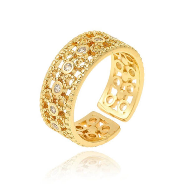 1121 Gold Plated Ring - Image 2