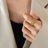 1114 Gold Plated Ring