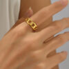 1113 Gold Plated Ring