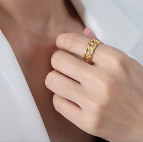 1113 Gold Plated Ring - Image 2