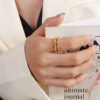 1109 Gold Plated Ring