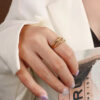1109 Gold Plated Ring