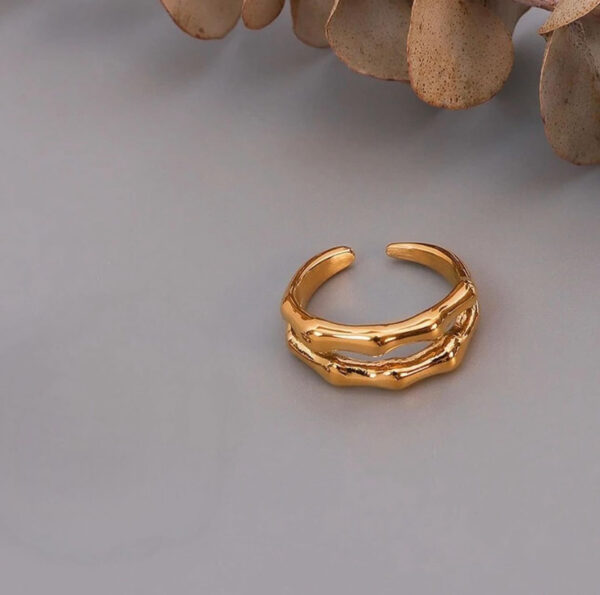 1109 Gold Plated Ring - Image 3