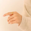 1103 Gold Plated Ring