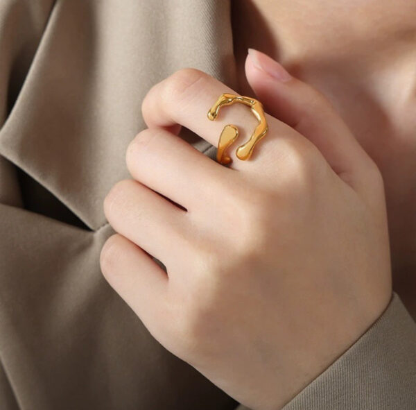 1101 Gold Plated Ring - Image 2