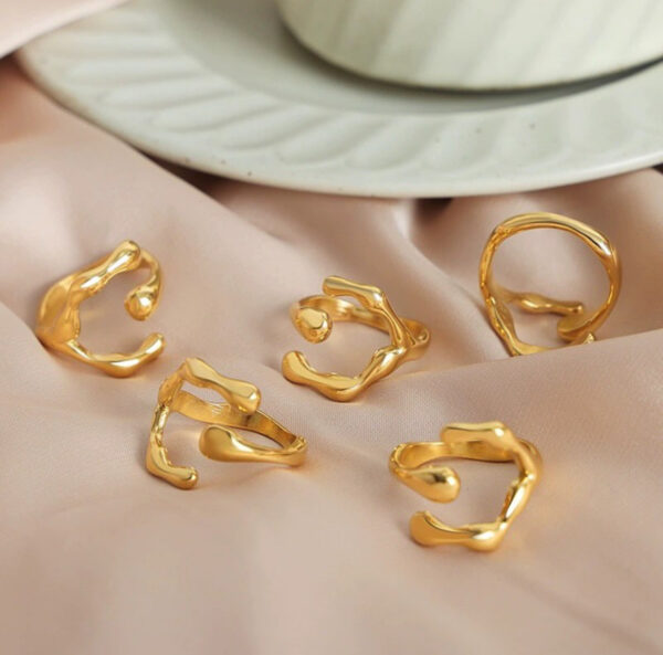 1101 Gold Plated Ring - Image 3