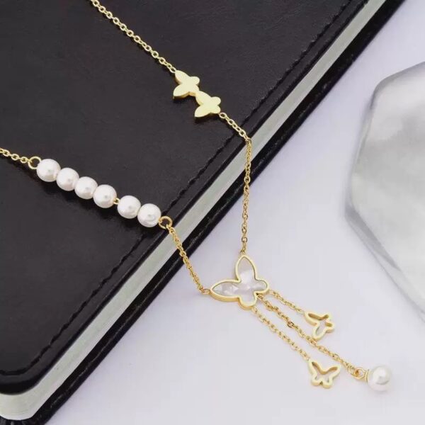 1038 Gold Plated Necklace - Image 4
